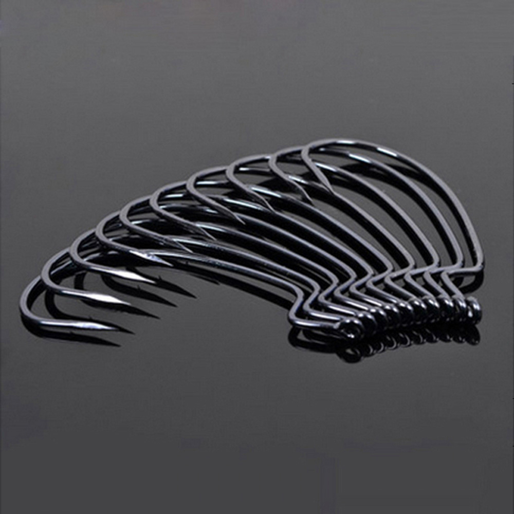 Fishing Hook Offset - 20pcs/lot Wide gap Texas fishing hooks