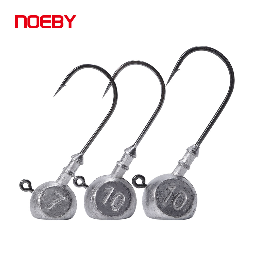 Noeby Jig Head 7g 10g 1/0 2/0  - Fishing Hook Offset review and price