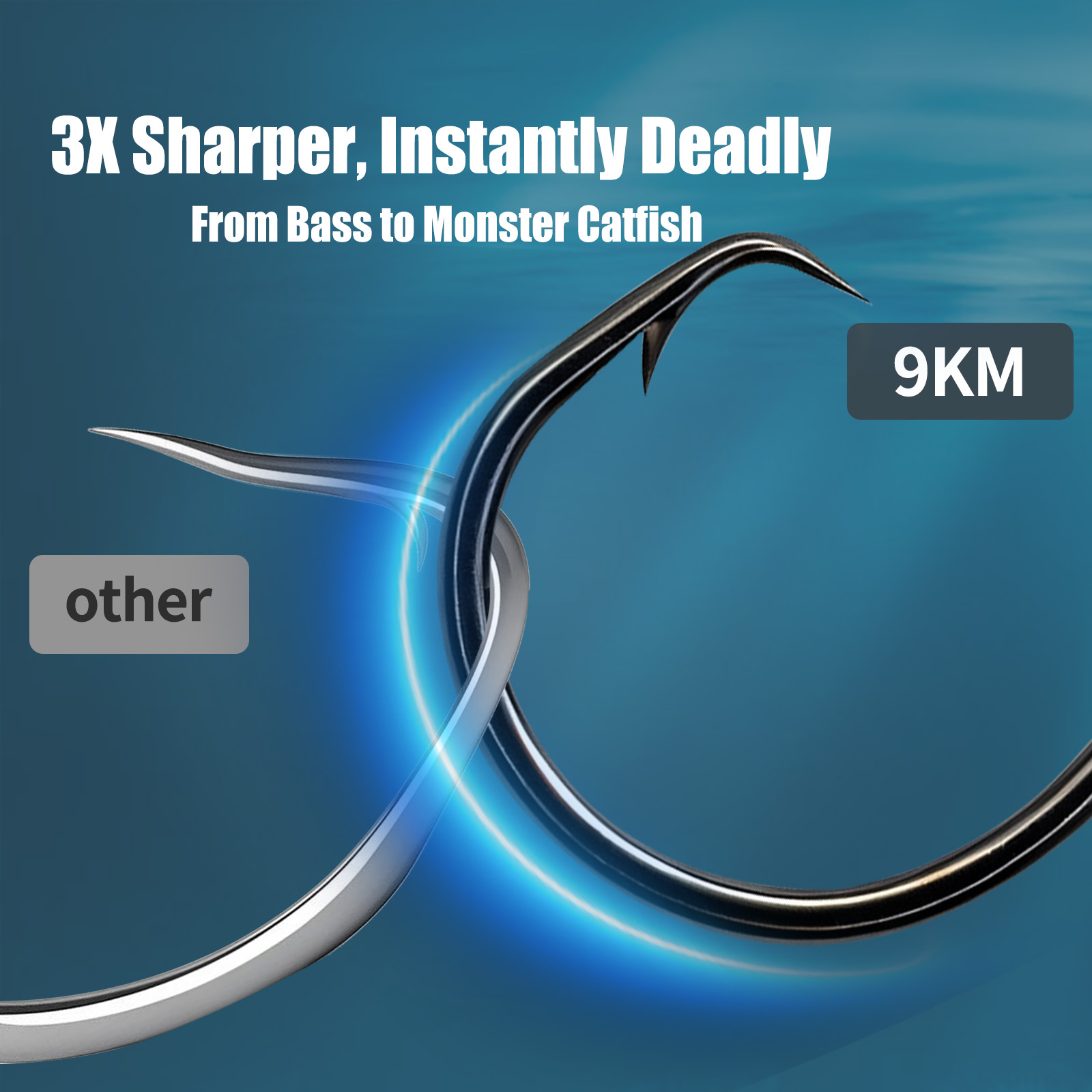 9KM Fishing Circle Hook 25-50p - Fishing Hook Circle review and price